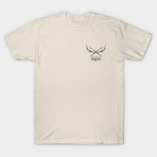 Positively Primeval - badge size for light-colored shirts T-Shirt